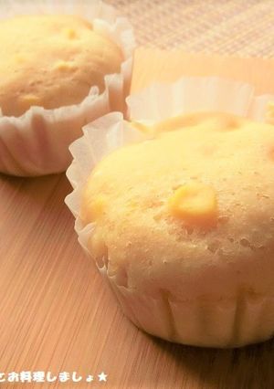 ホケミで簡単★味噌コーン蒸しパン-レシピのメイン写真
