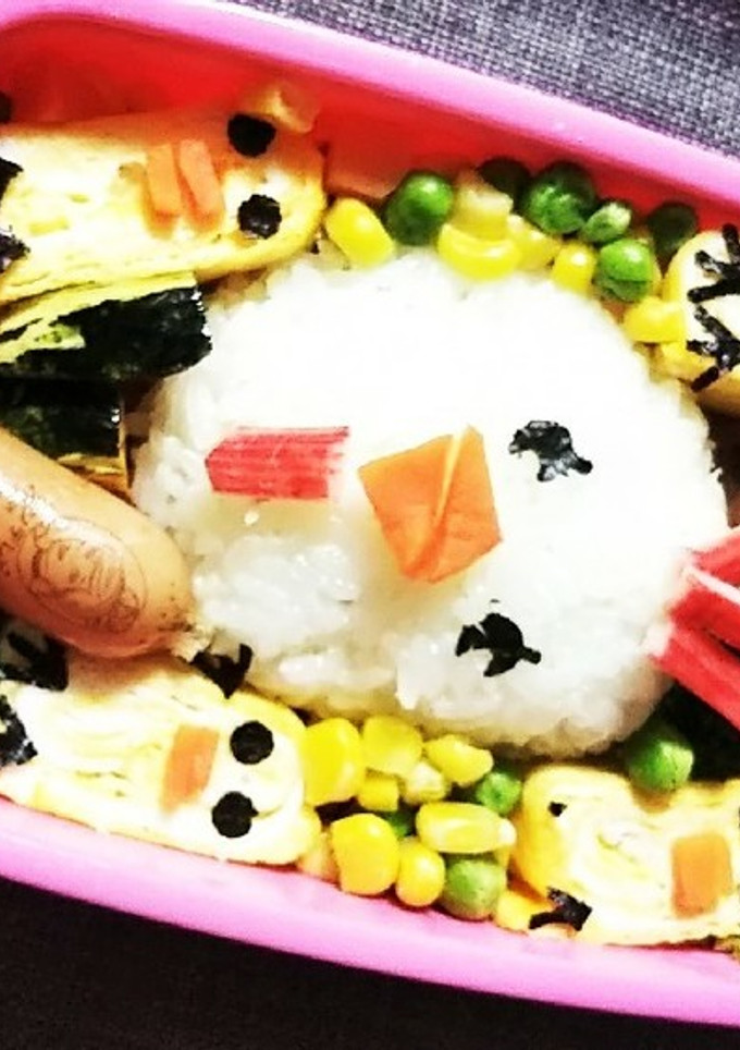 にわとりひよこのお弁当-レシピのメイン写真