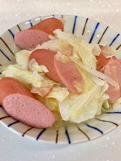 キャベツとウィンナーのさっぱりお酢煮-レシピのメイン写真