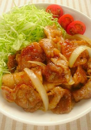 簡単！豚のやわらかしょうが焼き-レシピのメイン写真