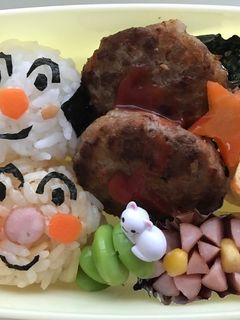 年少さんお弁当(アンパンマン)-レシピのメイン写真