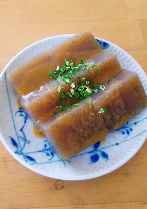 簡単!液みそで こんにゃく田楽-レシピのメイン写真