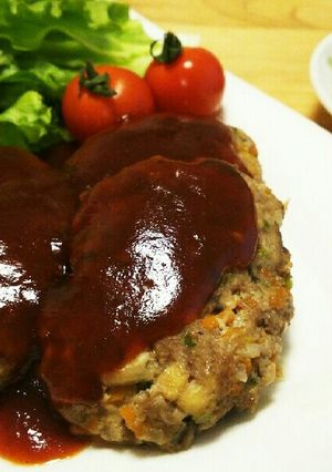 野菜たっぷり豆腐ハンバーグ 離乳食後期も-レシピのメイン写真