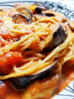 時短&簡単☆トマトと茄子のチーズパスタ-レシピのメイン写真