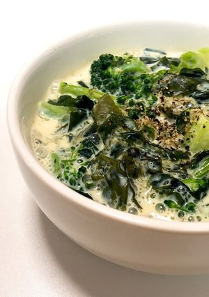 【所要時間5分】豆乳スープ-レシピのメイン写真