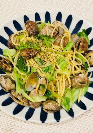 時短！あさりと春キャベツのパスタ-レシピのメイン写真