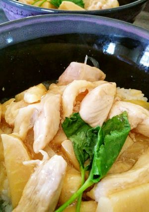 卵なしの鶏胸と筍のあんかけ丼-レシピのメイン写真