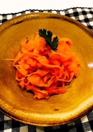超簡単！人参のリボンラペ～クミン風味～-レシピのメイン写真