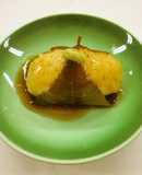 春のおもてなし☆鶏と道明寺粉の包み蒸し