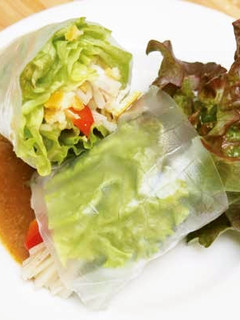 春を味わう!シャキシャキ白うどの生春巻き-レシピのメイン写真