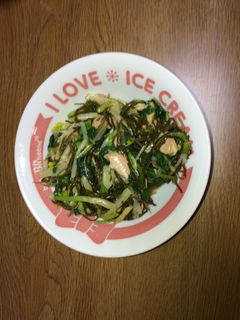 納豆昆布とみつばの和え物-レシピのメイン写真