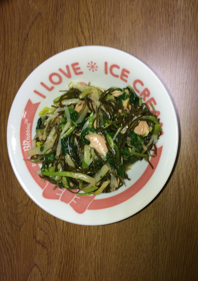 納豆昆布とみつばの和え物-レシピのメイン写真