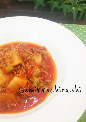 簡単 時短☆ 大根トマト煮-レシピのメイン写真