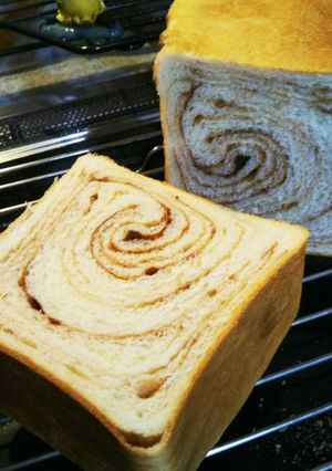 シナモンロール角食パン-レシピのメイン写真
