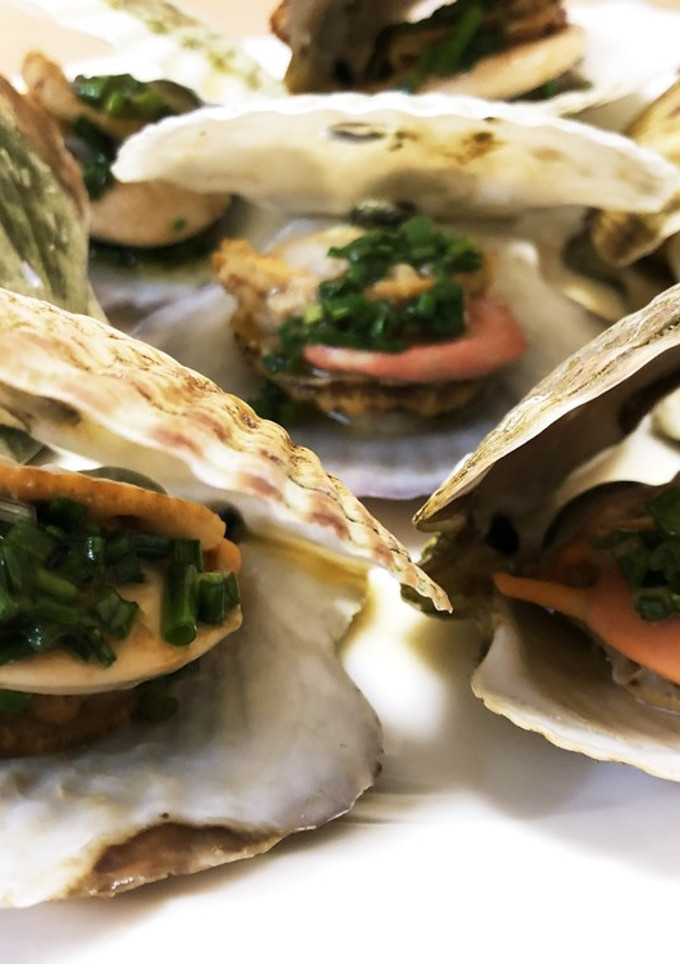 殻付きホタテの酒蒸し♪焦がしバター醤油-レシピのメイン写真