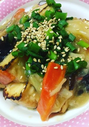 超簡単市販品を使った中華風焼き厚揚げ♪-レシピのメイン写真
