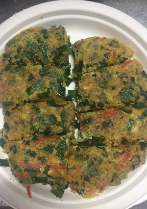 かっぱえびせんと卵でふわふわ焼き-レシピのメイン写真