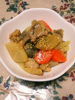 ご飯に合う♪豚肉と大根の甘辛味噌炒め煮☆-レシピのメイン写真