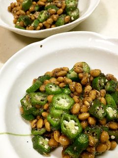 オクラ・納豆のゆかり和え-レシピのメイン写真