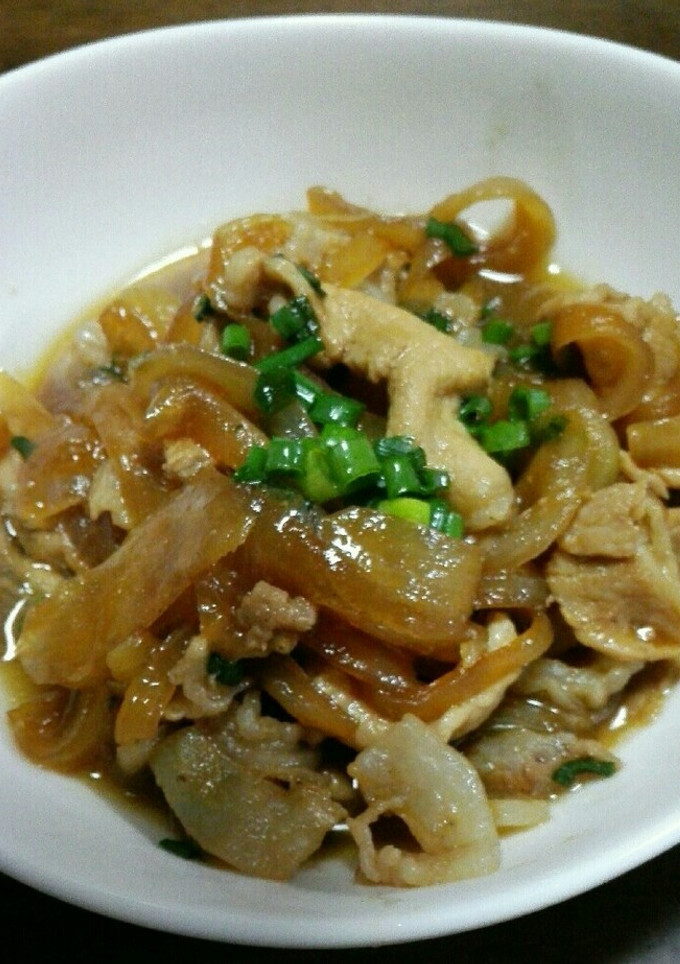 ささっと簡単☆豚肉と玉ねぎの炒め物-レシピのメイン写真