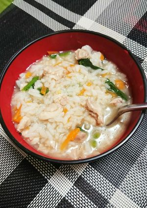 病気の時にオススメ！鶏肉のおじや-レシピのメイン写真