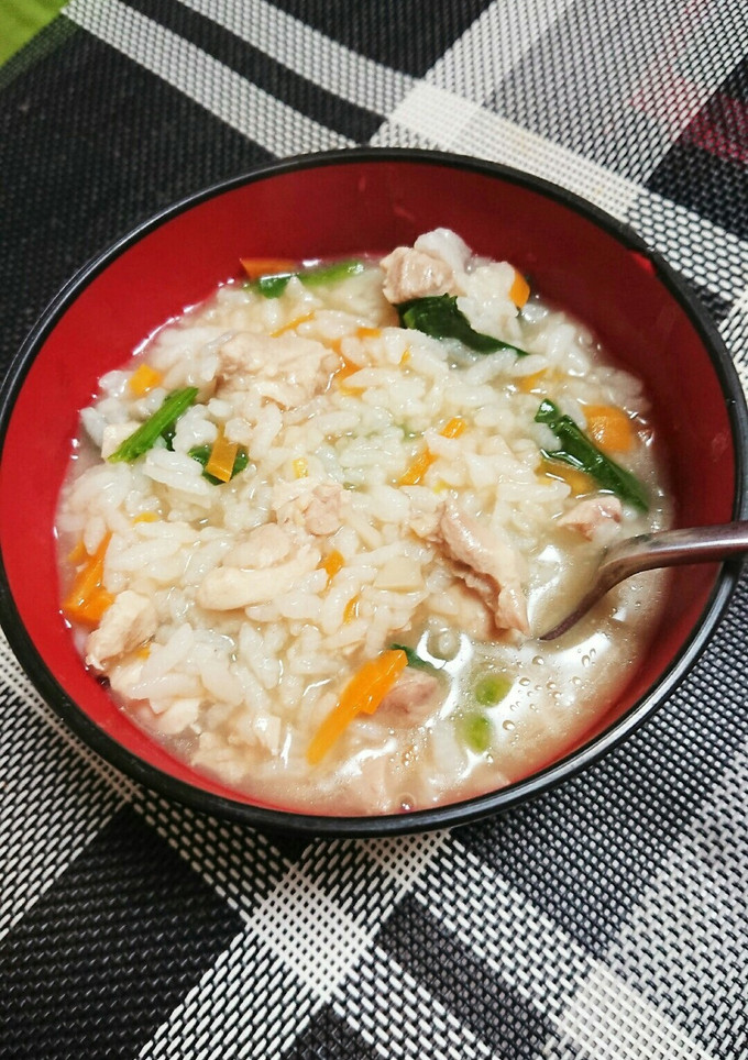 病気の時にオススメ！鶏肉のおじや-レシピのメイン写真