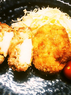 豚挽肉DEジューシー&プリプリ海老カツ♪-レシピのメイン写真