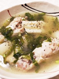 手羽元とかぶ ちくわぶのスープ-レシピのメイン写真