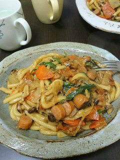 ありもの野菜で味噌焼きうどん☆-レシピのメイン写真