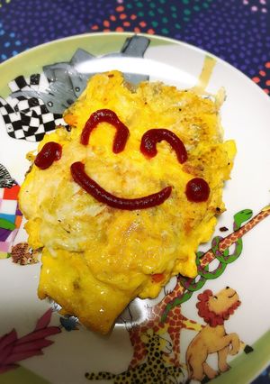ふわふわオムレツ-レシピのメイン写真