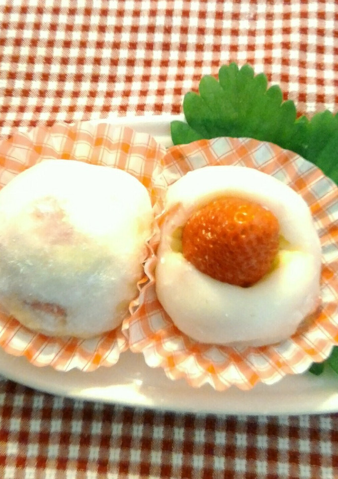 スイートポテト餡のいちご大福-レシピのメイン写真