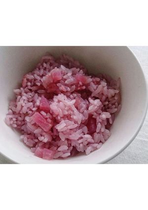 桜色炊き込みご飯-レシピのメイン写真