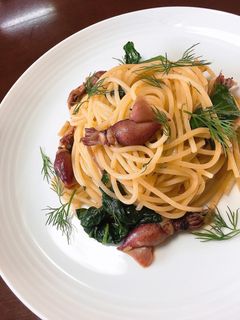 ホタルイカのオイルパスタ-レシピのメイン写真