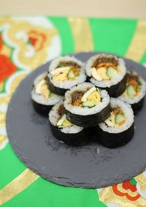 お肉のタレが決め手「キムパ」うまい☆-レシピのメイン写真