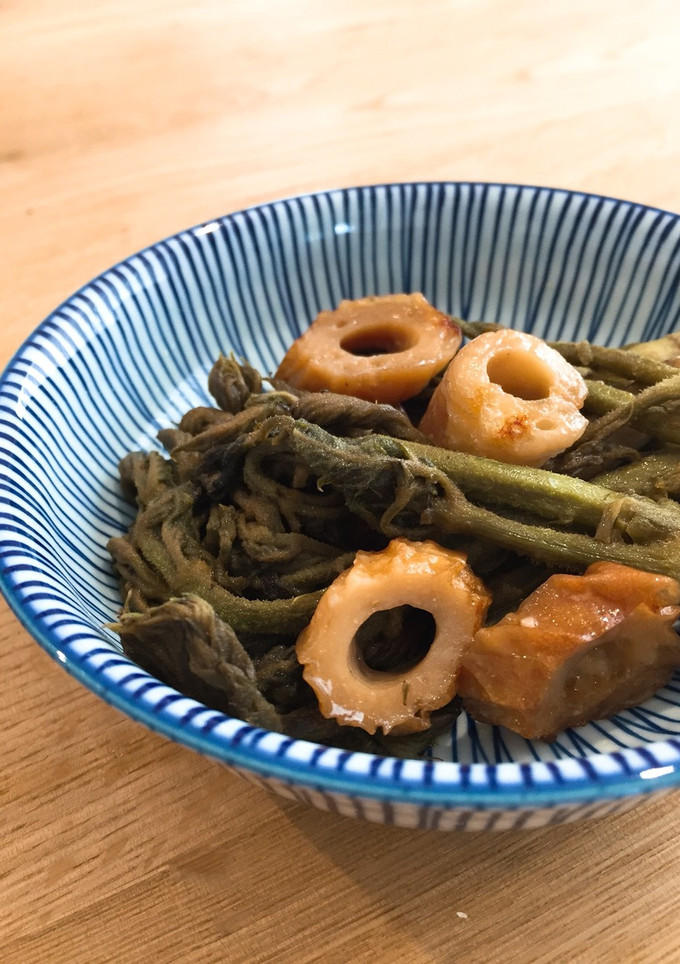 タラの芽とちくわのマヨ醤油炒め-レシピのメイン写真