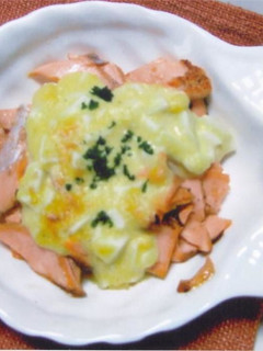 サーモンのマヨネーズ風味焼-レシピのメイン写真