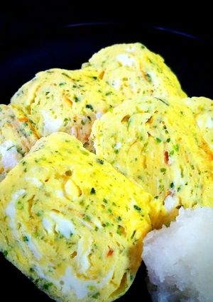 わが家の玉子焼き 青のりIN ◡̈*✧-レシピのメイン写真