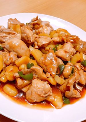 鶏もも肉とジャガイモの甘辛煮-レシピのメイン写真