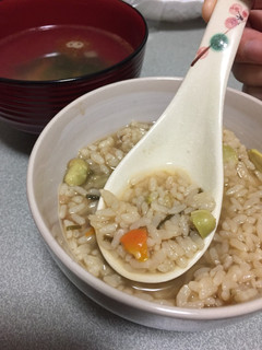 残り物処理*超ズボラ炊き込み茶漬け-レシピのメイン写真