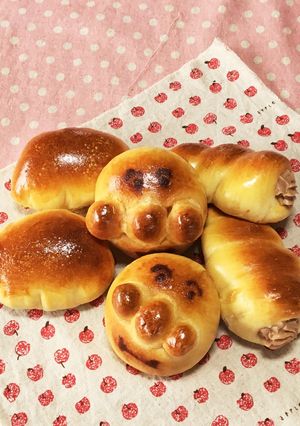 自家製天然酵母の菓子パン-レシピのメイン写真