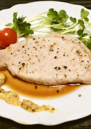 簡単!低温調理ポークソテー-レシピのメイン写真