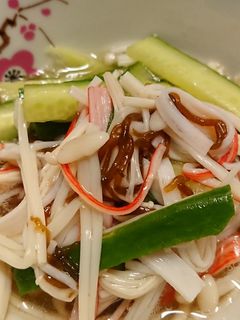 味付もずくでカンタン酢の物♪-レシピのメイン写真