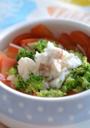 【離乳食完了期】白身魚と野菜のにゅうめん-レシピのメイン写真
