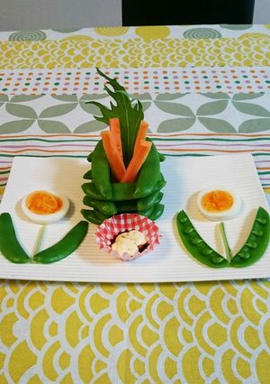 ♢*ﾟ野菜スティックタワー♢*ﾟ-レシピのメイン写真