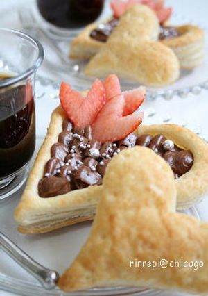 チョコカスタードクリームチーズパイ-レシピのメイン写真