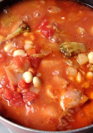 簡単やわらかチキンのトマト煮込み-レシピのメイン写真