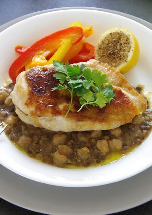 胸肉のスパイシーオニオンソース-レシピのメイン写真