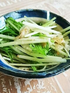 新玉ねぎと水菜の中華サラダ-レシピのメイン写真