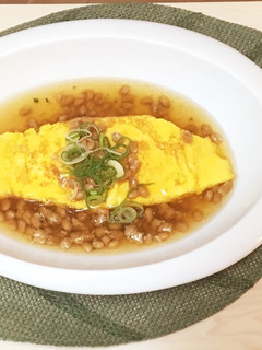 ふんわりオムレツ☆和風納豆あんかけ-レシピのメイン写真