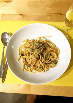 アミガサタケのクリームパスタ☆-レシピのメイン写真